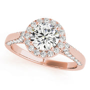ENGAGEMENT RINGS HALO ROUND - Image 5