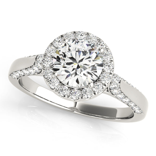 ENGAGEMENT RINGS HALO ROUND - Image 2