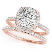 ENGAGEMENT RINGS HALO SQUARE & CUSHION - Image 3