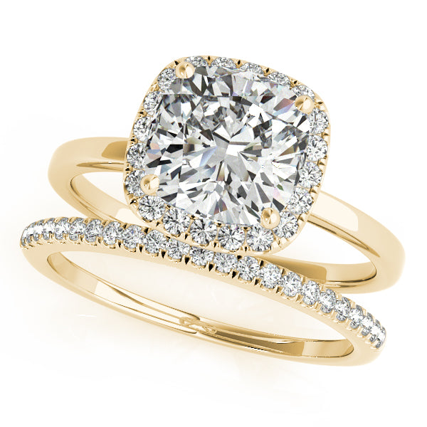 ENGAGEMENT RINGS HALO SQUARE & CUSHION - Image 3