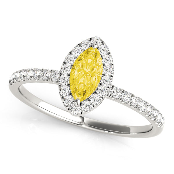 ENGAGEMENT RINGS HALO MARQUISE - Image 3