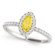 ENGAGEMENT RINGS HALO MARQUISE - Image 3