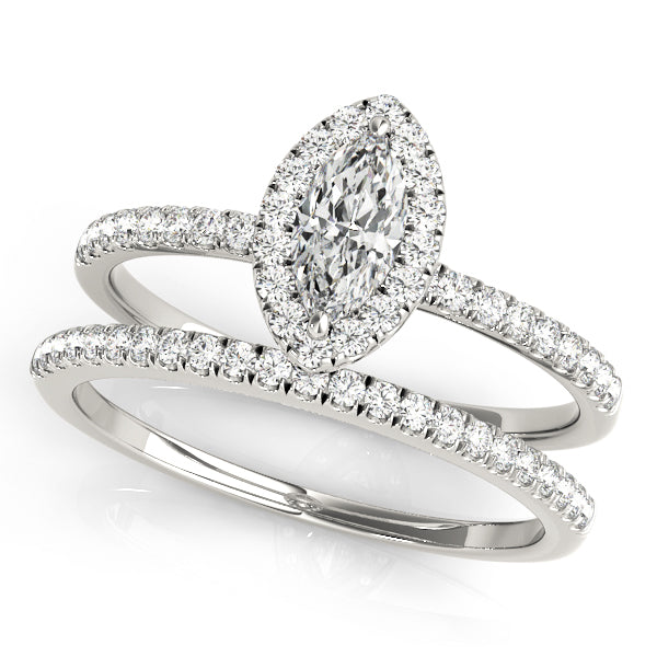 ENGAGEMENT RINGS HALO MARQUISE - Image 4