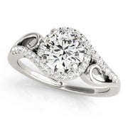 ENGAGEMENT RINGS HALO ROUND - Image 2