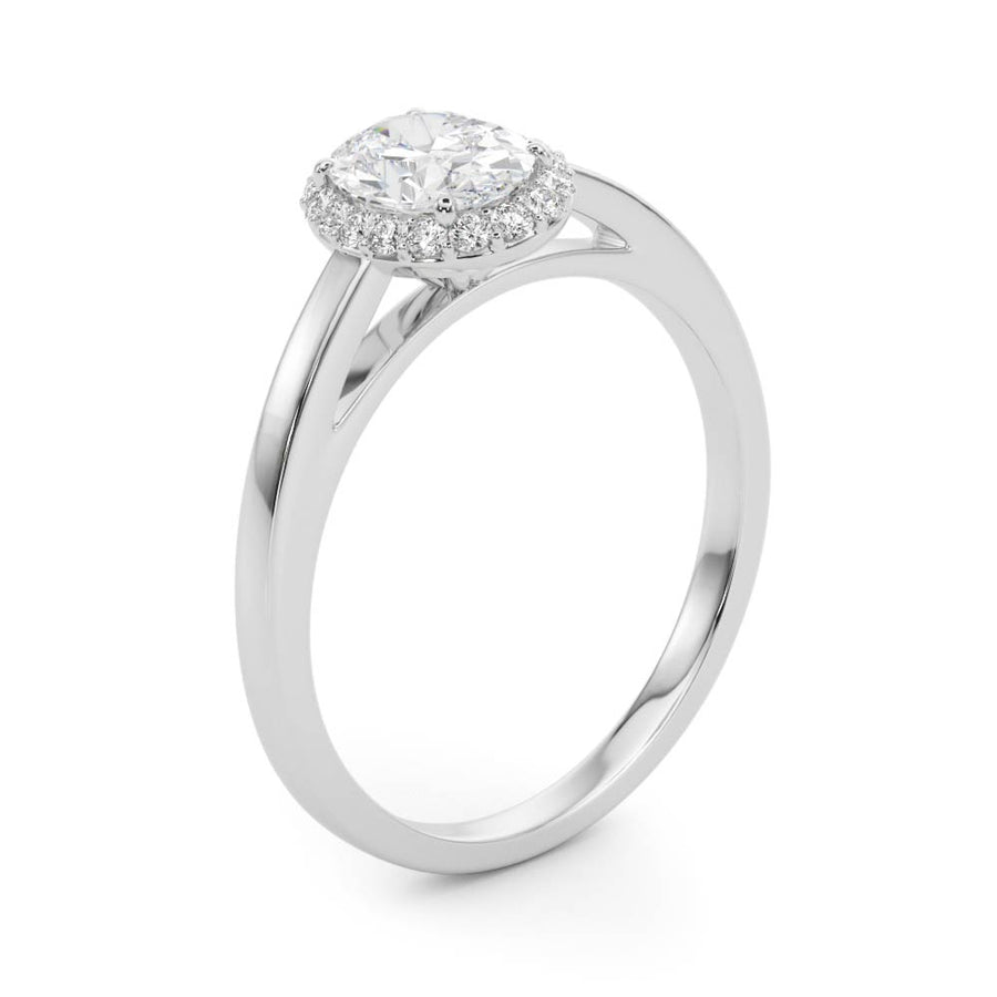 ENGAGEMENT RINGS HALO OVAL - Image 4