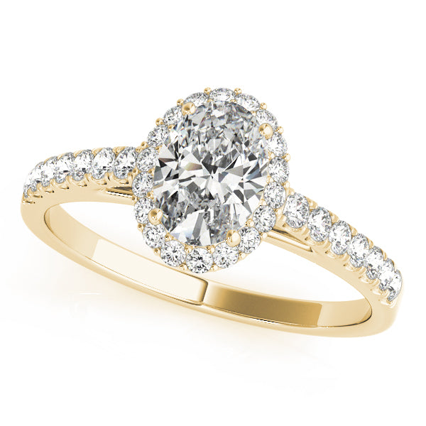 ENGAGEMENT RINGS HALO OVAL - Image 3