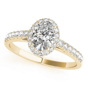 ENGAGEMENT RINGS HALO OVAL - Image 3