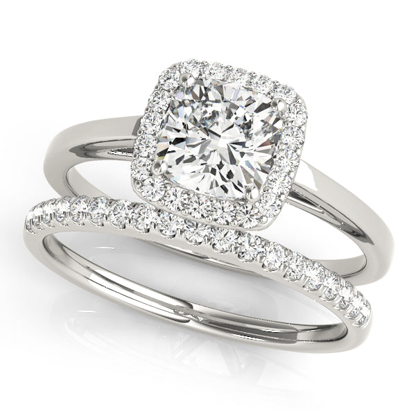 ENGAGEMENT RINGS HALO SQUARE & CUSHION - Image 3