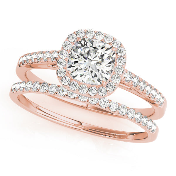 ENGAGEMENT RINGS HALO SQUARE & CUSHION - Image 5