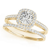 ENGAGEMENT RINGS HALO SQUARE & CUSHION - Image 9