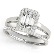 ENGAGEMENT RINGS HALO EMERALD - Image 4