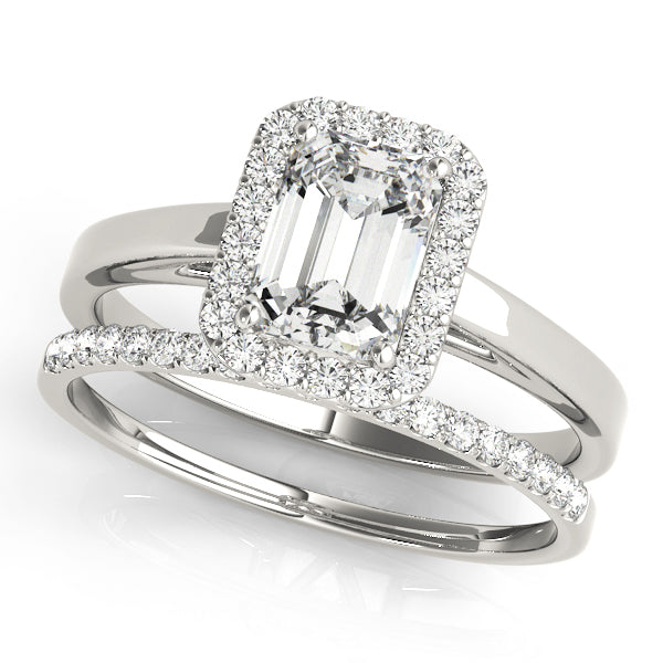 ENGAGEMENT RINGS HALO EMERALD - Image 4