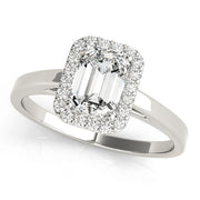 ENGAGEMENT RINGS HALO EMERALD - Image 2