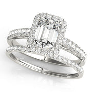 ENGAGEMENT RINGS HALO EMERALD - Image 3