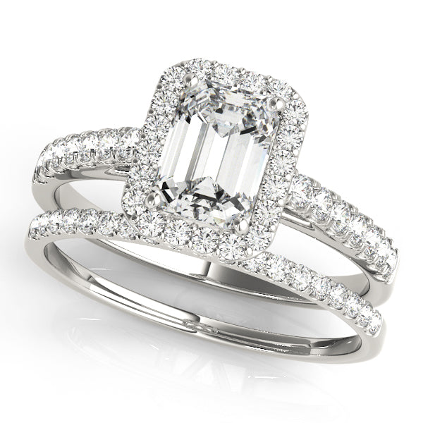 ENGAGEMENT RINGS HALO EMERALD - Image 3