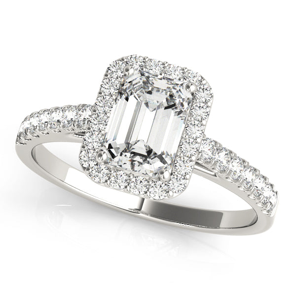 ENGAGEMENT RINGS HALO EMERALD - Image 2