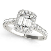 ENGAGEMENT RINGS HALO EMERALD - Image 2