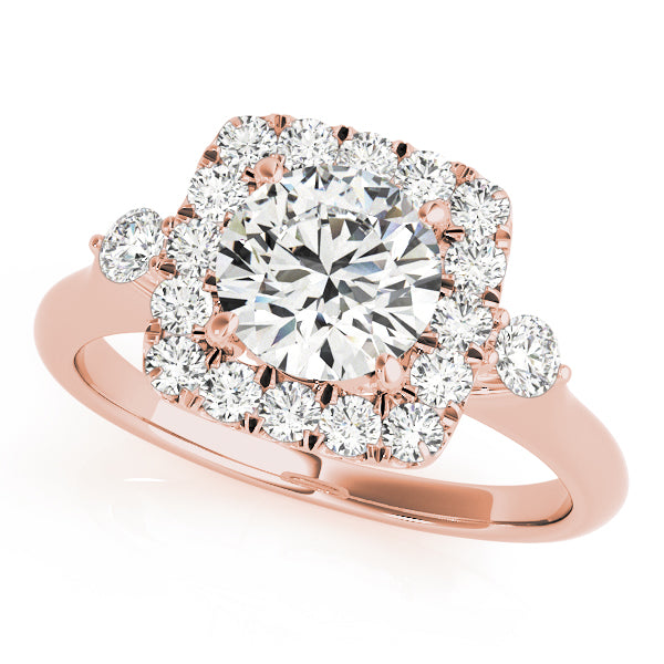 ENGAGEMENT RINGS HALO ROUND - Image 10