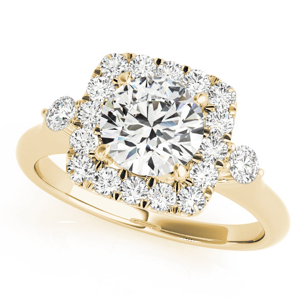 ENGAGEMENT RINGS HALO ROUND - Image 6