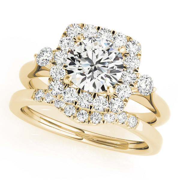 ENGAGEMENT RINGS HALO ROUND - Image 9