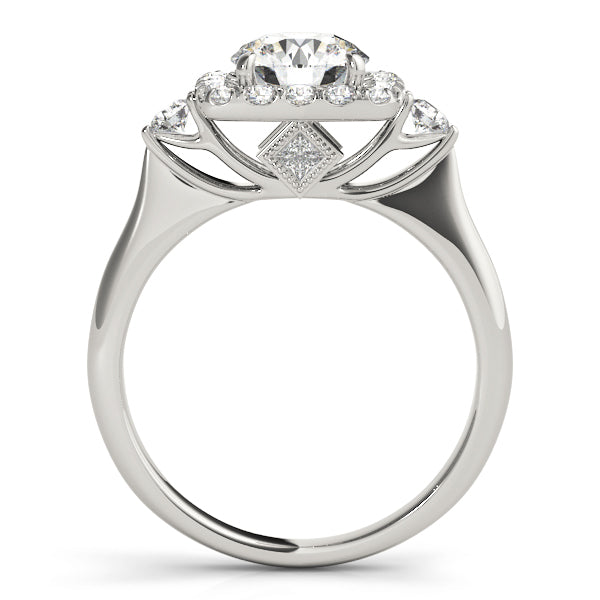 ENGAGEMENT RINGS HALO ROUND - Image 3