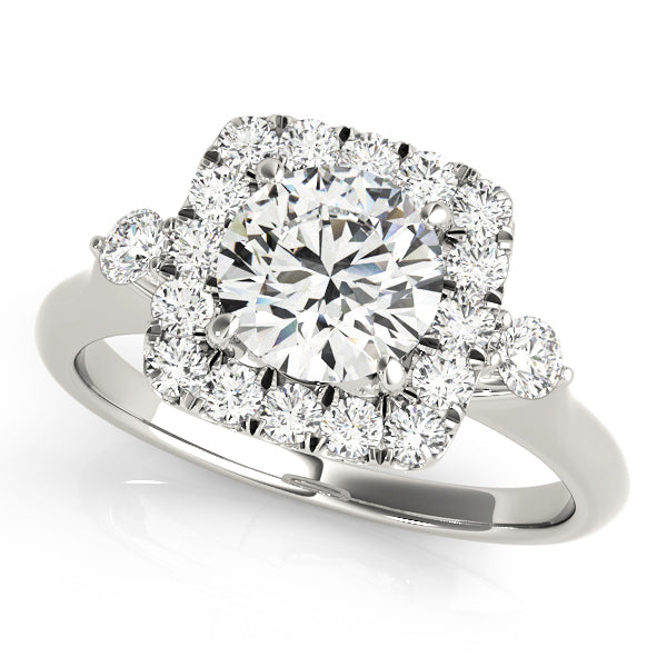 ENGAGEMENT RINGS HALO ROUND - Image 2