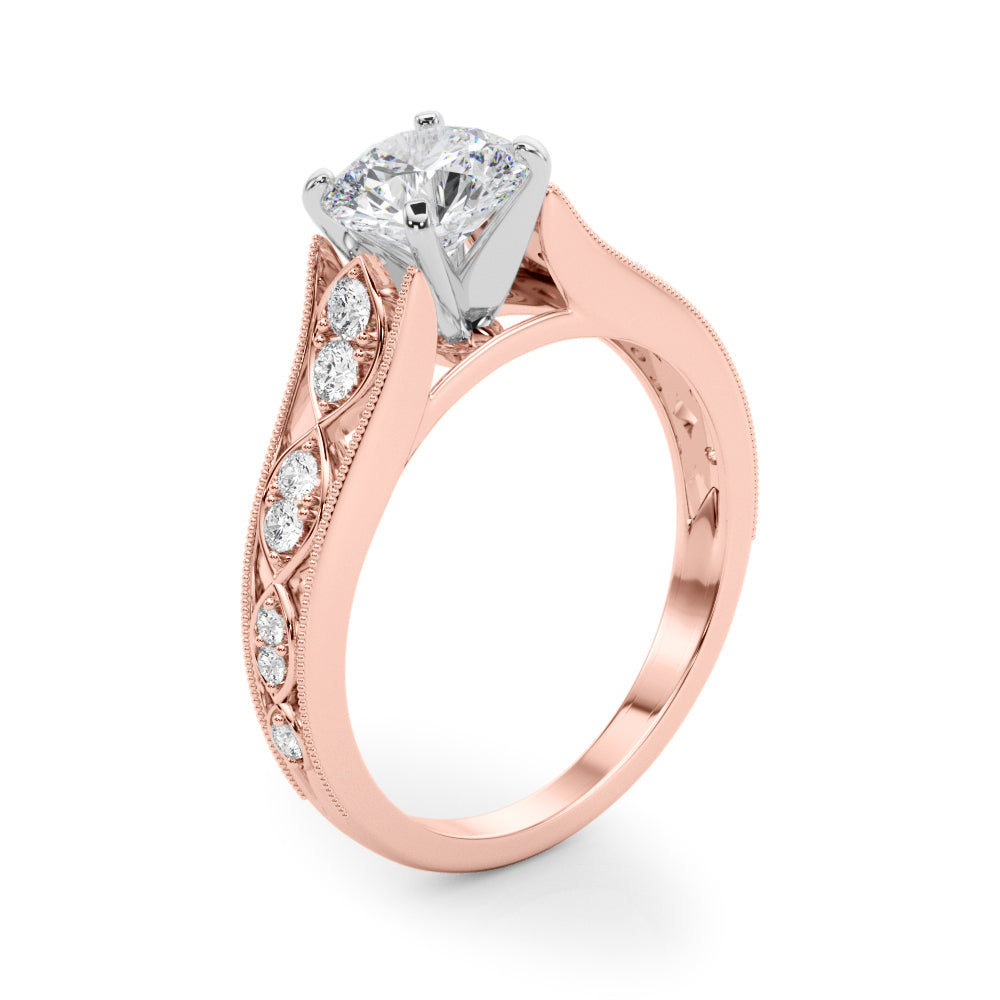 ENGAGEMENT RINGS SINGLE ROW PRONG SET - Image 3