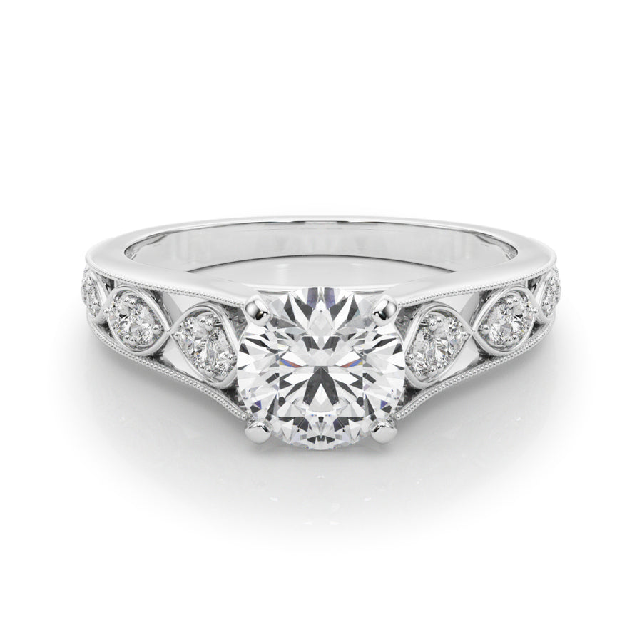 ENGAGEMENT RINGS SINGLE ROW PRONG SET - Image 4