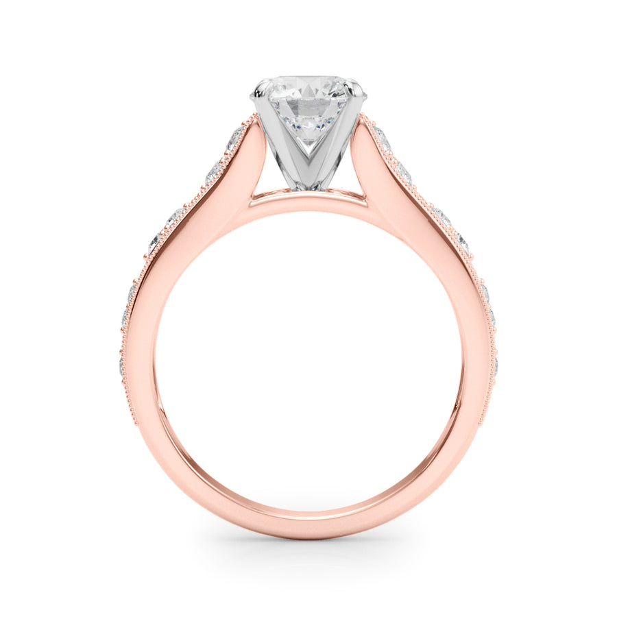 ENGAGEMENT RINGS SINGLE ROW PRONG SET - Image 5