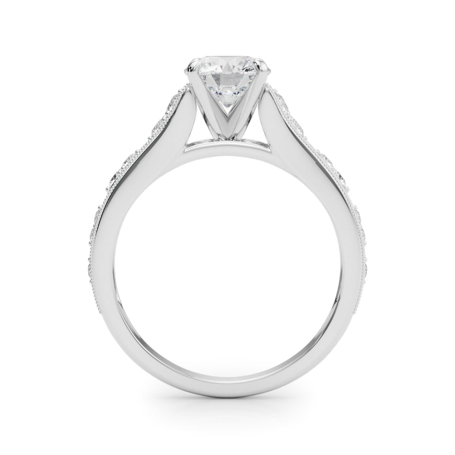 ENGAGEMENT RINGS SINGLE ROW PRONG SET - Image 10