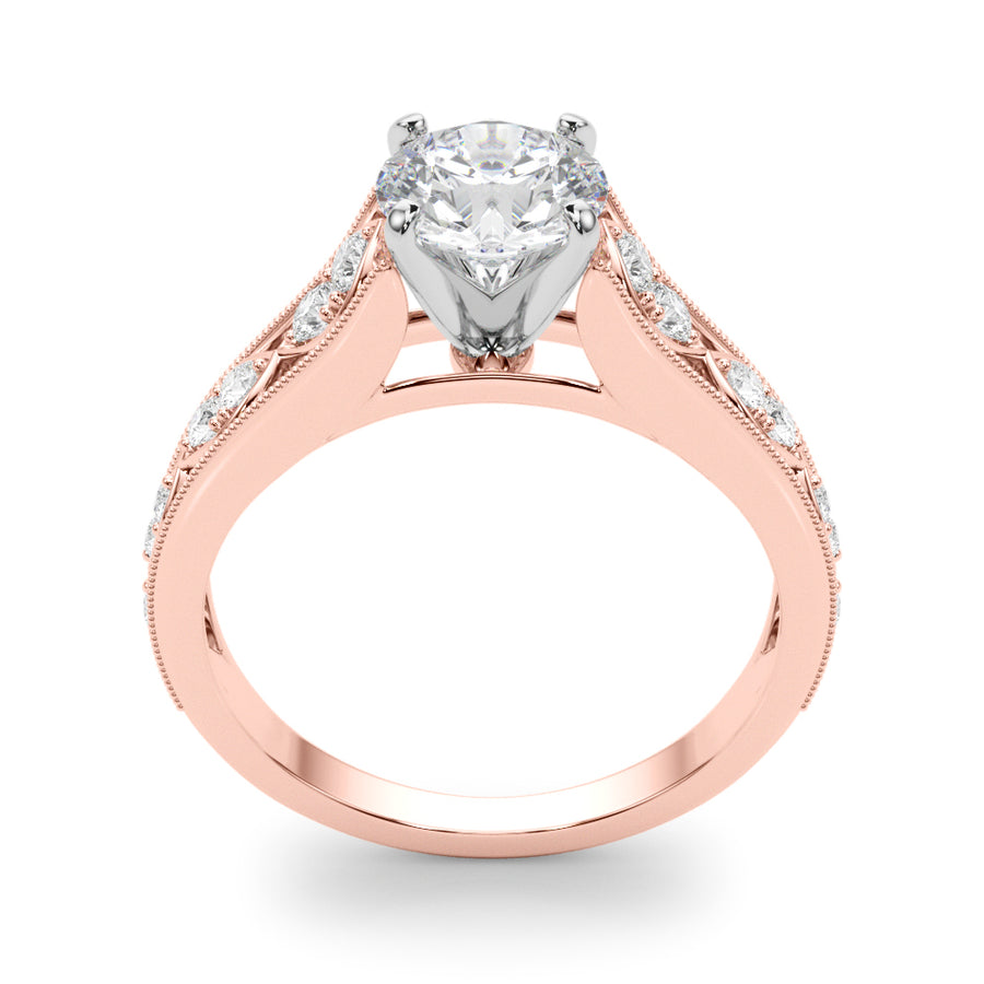 ENGAGEMENT RINGS SINGLE ROW PRONG SET - Image 9