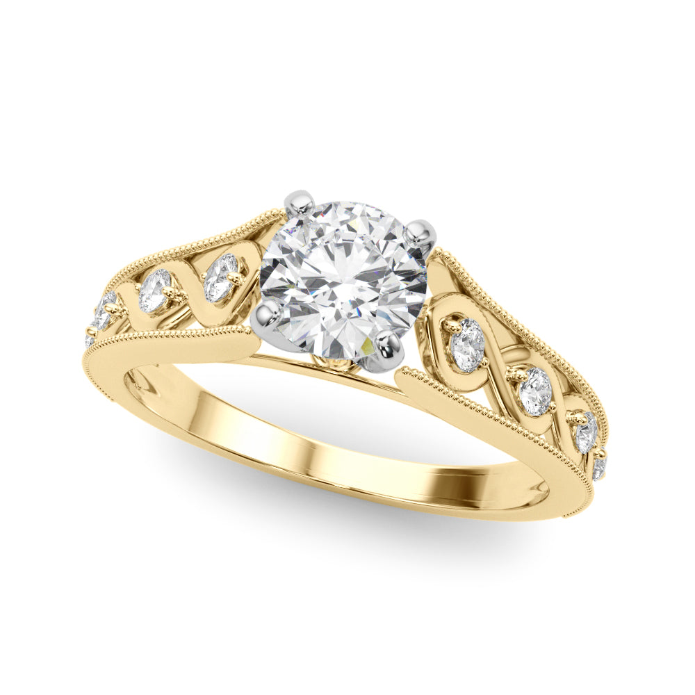 ENGAGEMENT RINGS SINGLE ROW PRONG SET - Image 3