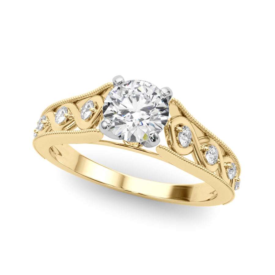 ENGAGEMENT RINGS SINGLE ROW PRONG SET - Image 3