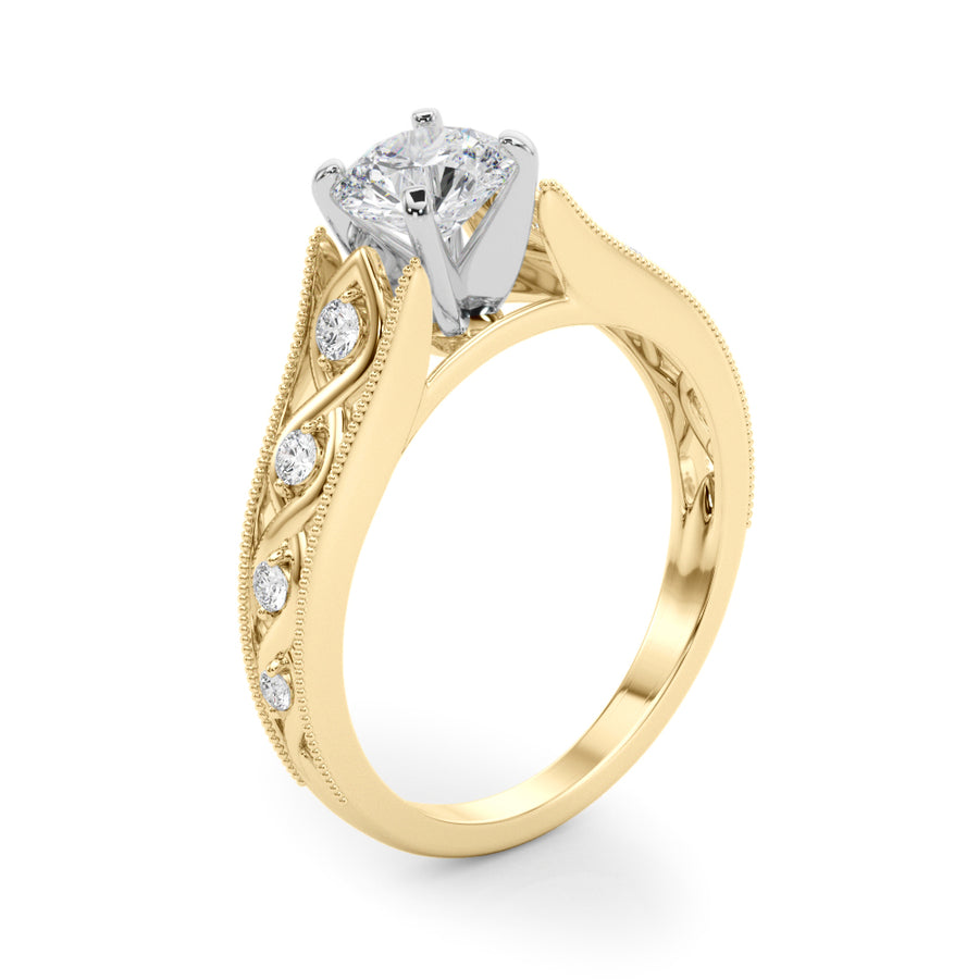 ENGAGEMENT RINGS SINGLE ROW PRONG SET - Image 9