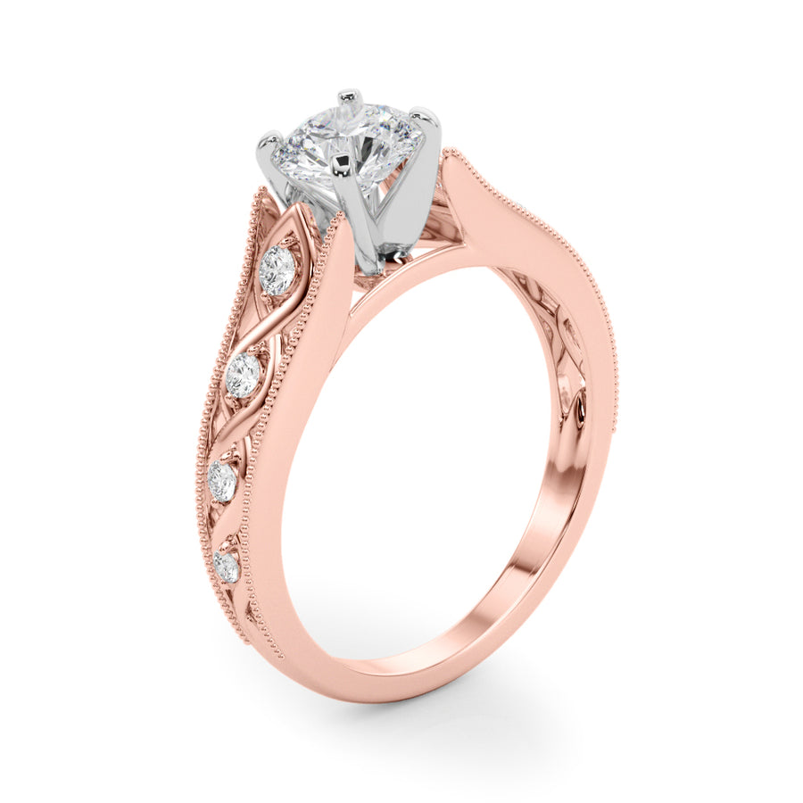 ENGAGEMENT RINGS SINGLE ROW PRONG SET - Image 5