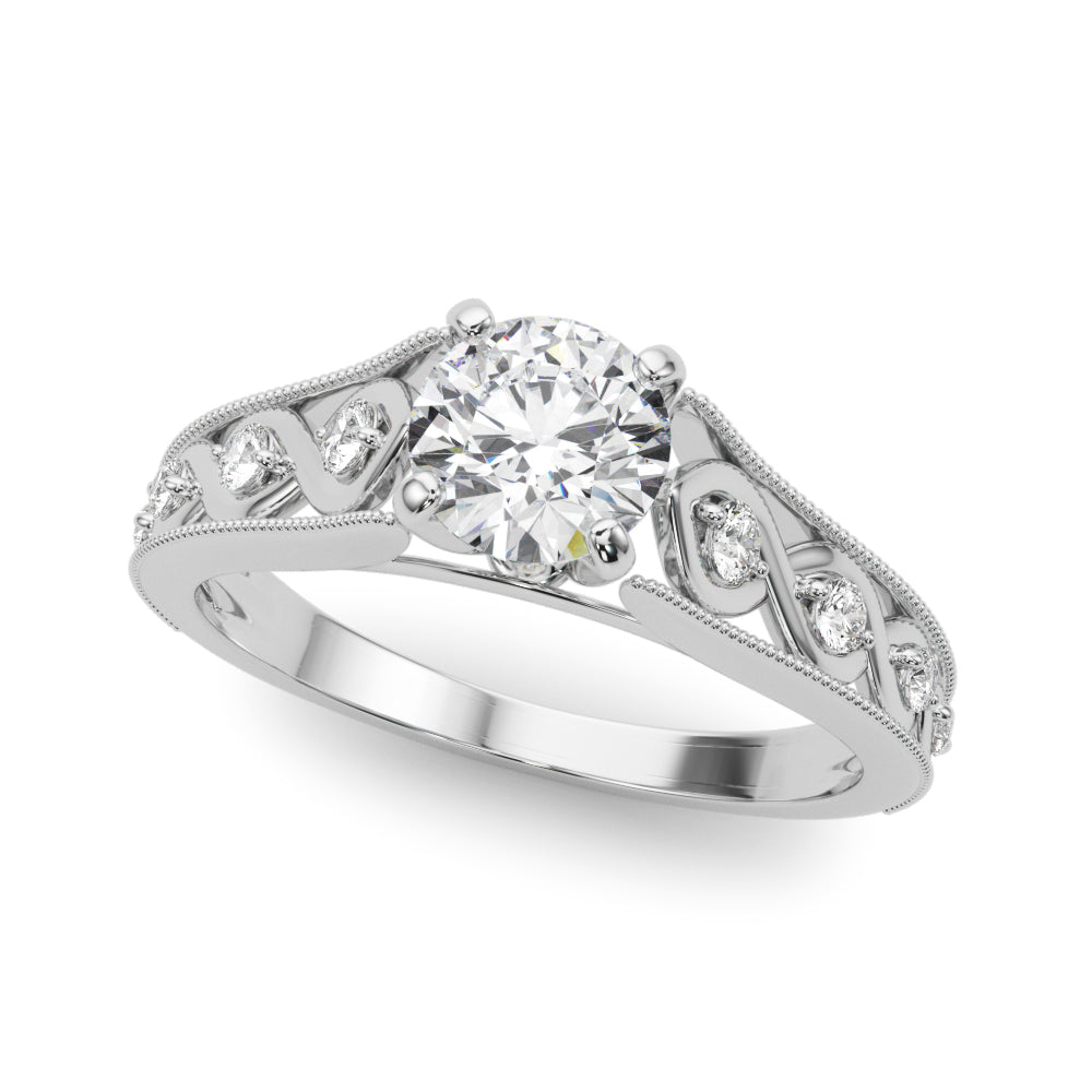 ENGAGEMENT RINGS SINGLE ROW PRONG SET - Image 2