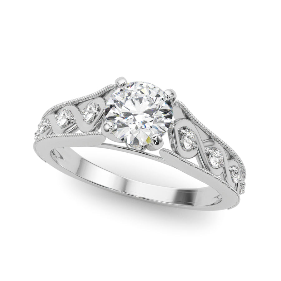 ENGAGEMENT RINGS SINGLE ROW PRONG SET - Image 2
