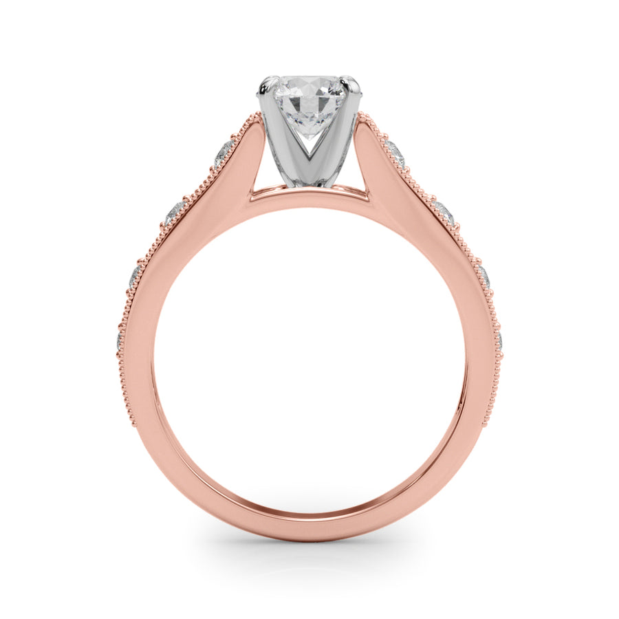 ENGAGEMENT RINGS SINGLE ROW PRONG SET - Image 7