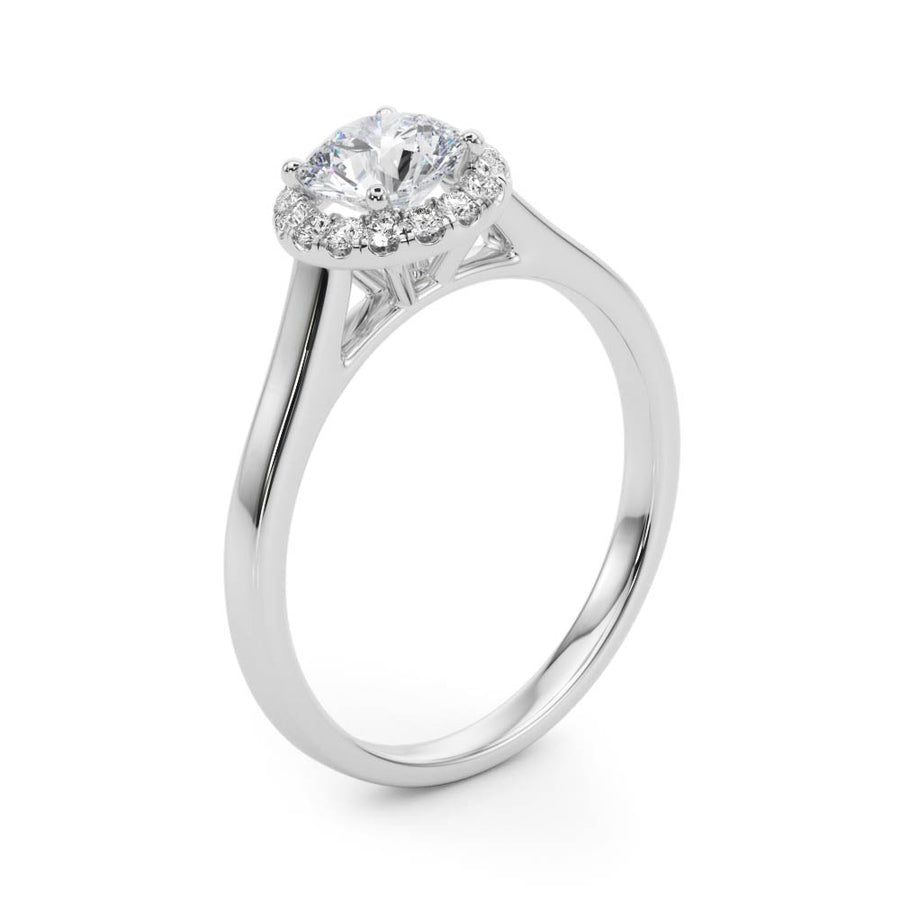 ENGAGEMENT RINGS HALO ROUND - Image 5