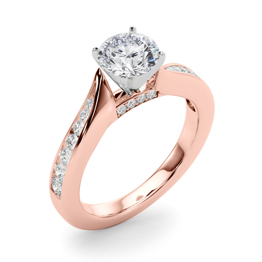ENGAGEMENT RINGS SINGLE ROW PRONG SET - Image 7