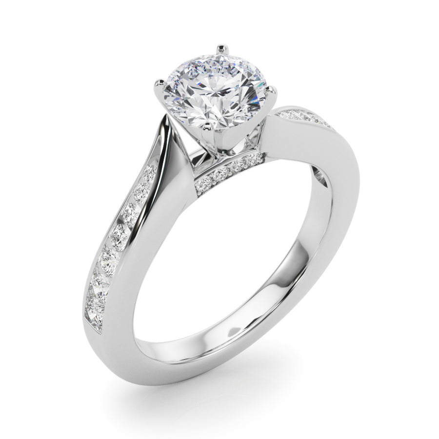ENGAGEMENT RINGS SINGLE ROW PRONG SET - Image 10