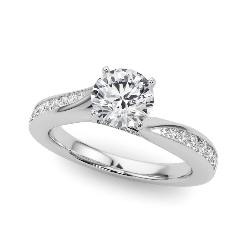 ENGAGEMENT RINGS SINGLE ROW PRONG SET - Image 2