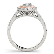MARQUISE HALO ENGAGEMENT RING - Image 10