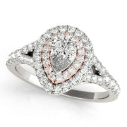 ENGAGEMENT RINGS PEAR HALO - Image 7