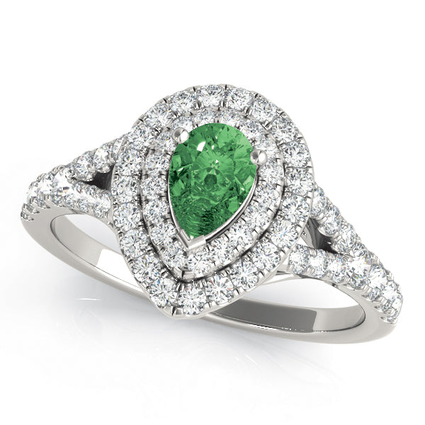 ENGAGEMENT RINGS PEAR HALO - Image 3