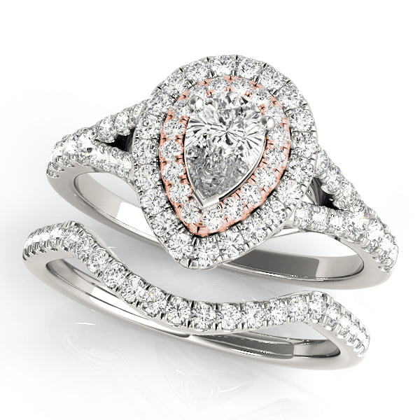 ENGAGEMENT RINGS PEAR HALO - Image 6