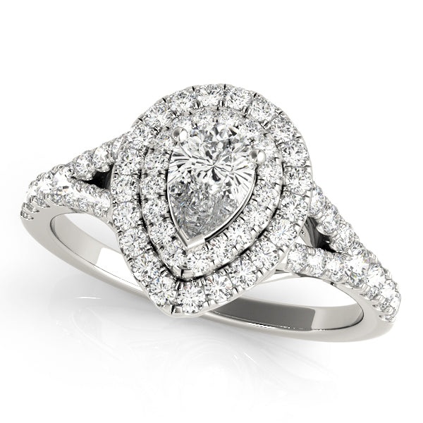 ENGAGEMENT RINGS PEAR HALO - Image 2
