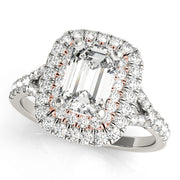ENGAGEMENT RINGS EMERALD CUT HALO - Image 10