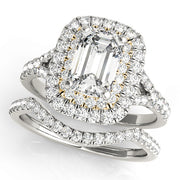 ENGAGEMENT RINGS EMERALD CUT HALO - Image 7