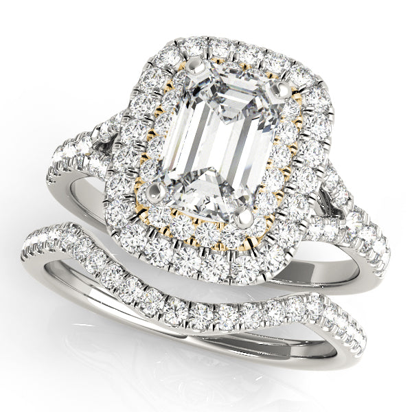 ENGAGEMENT RINGS EMERALD CUT HALO - Image 7